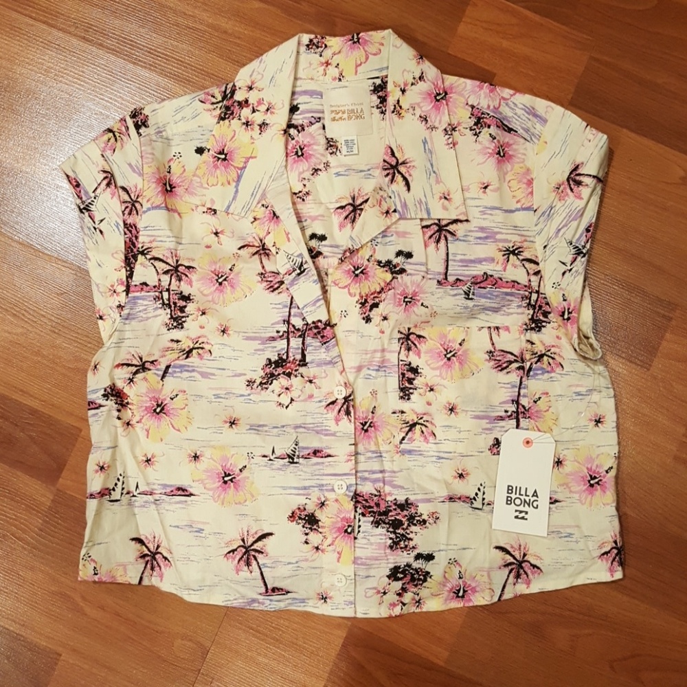 🌴NWT🌴 BILLABONG HAWAIIAN SHIRT